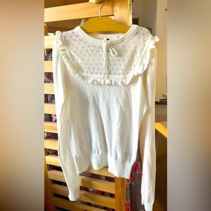 Divided top NWOT size 4 bib knot detail. Beautiful!